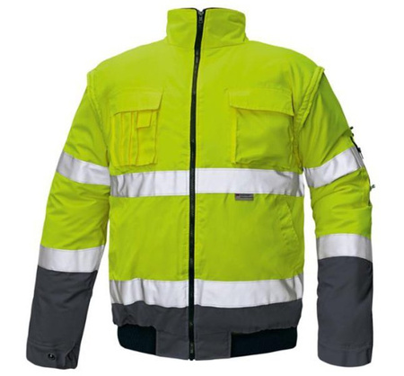 Kurtka ocieplana CERVA CLOVELLY HI-VIS WINTER - 2in1