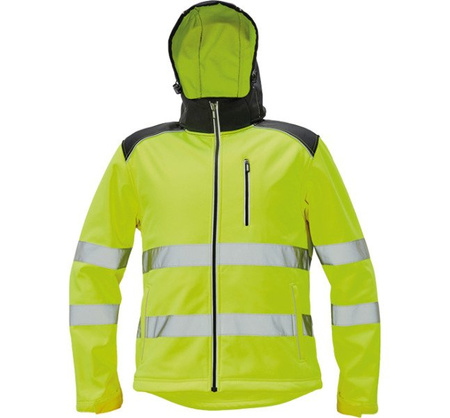 Kurtka softshell CERVA KNOXFIELD HI-VIS