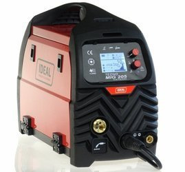 N Półautomat spawalniczy IDEAL TECNO MIG 205 LCD MIG/TIG/MMA Synergic VRD