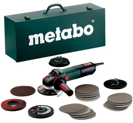 Szlifierka kątowa METABO WEV 15-125 Quick Inox Set