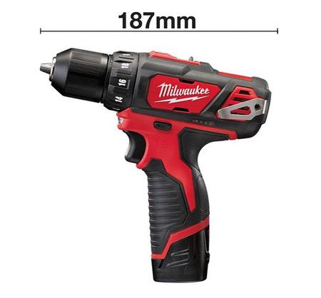 Wiertarko-wkrętarka MILWAUKEE M12 BDD - 202C