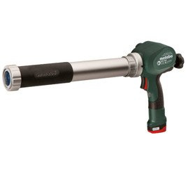 Pistolet do nakładania klejów i past  METABO PowerMaxx KPA 600 ml z ładowarką LC 40 + 1 akumulator Li-Ion 10,8 V / 2,0 Ah