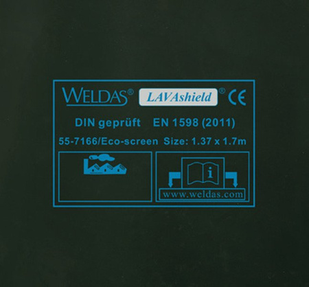 Lamelowa zasłona spawalnicza WELDAS LAVAshield