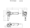 Szlifierka kątowa METABO W 9-125 Quick w walizce PVC