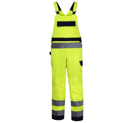 Ogrodniczki ostrzegawcze premium LAHTI PRO - żółte