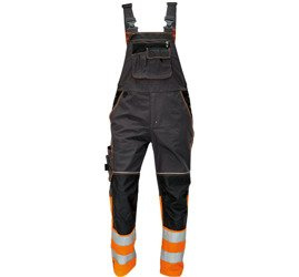 Spodnie ogrodniczki CERVA KNOXFIELD 275 HI-VIS DW