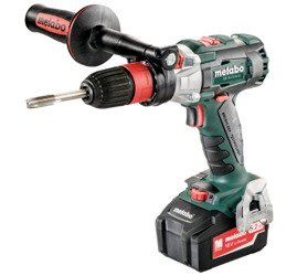 Gwintownik METABO GB 18 LTX BL Q I w walizce PVC, z ładowarką ASC 30-36 V + 2 akumulatory Li-Ion 18 V / 5,2 Ah, z dodatkowym uchwytem