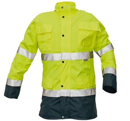 Kurtka ocieplana CERVA MALABAR HI-VIS WINTER - 2in1