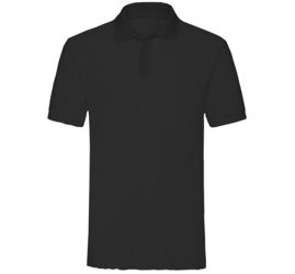 DHANU koszulka polo - czarna