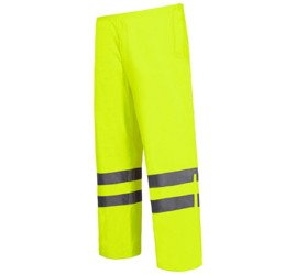Spodnie przeciwdeszczowe ostrzegawcze LAHTI PRO - żółte