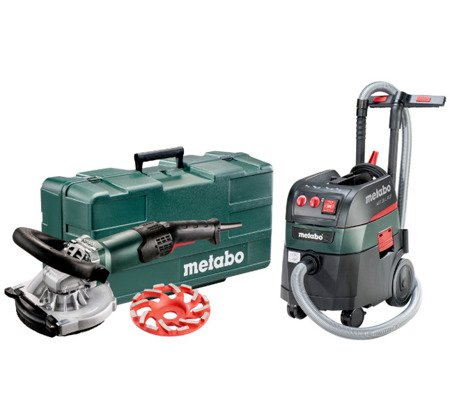 Frezarka do renowacji METABO Set RSEV 19-125 RT "Concrete" + ASR 35 L ACP