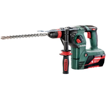 Młot METABO SDS PLUS KHA 36 LTX w walizce PVC, z ładowarką AC 15 + 2 akumulatory Li-Ion 36 V / 5,2 Ah