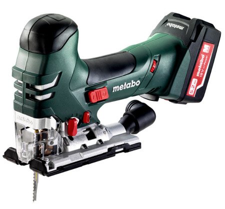 Wyrzynarka METABO STA 18 LTX 140 w walizce MetaLoc, z ładowarką ASC 30-36 V + 2 akumulatory Li-ion 18 V / 5,2 Ah